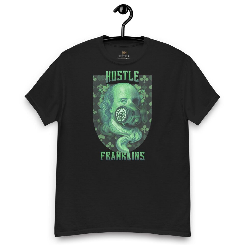 Hustle Franklins Graphic T-Shirt 100% Soft Cotton Collection Tees Regular Fit